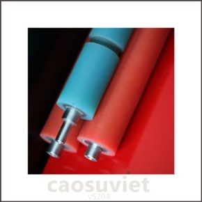 Sản phẩm cao su kỹ thuật - Trục cao su ngành bao bì bọc nhựa PU