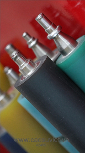 Trục PU in flexo 4 màu