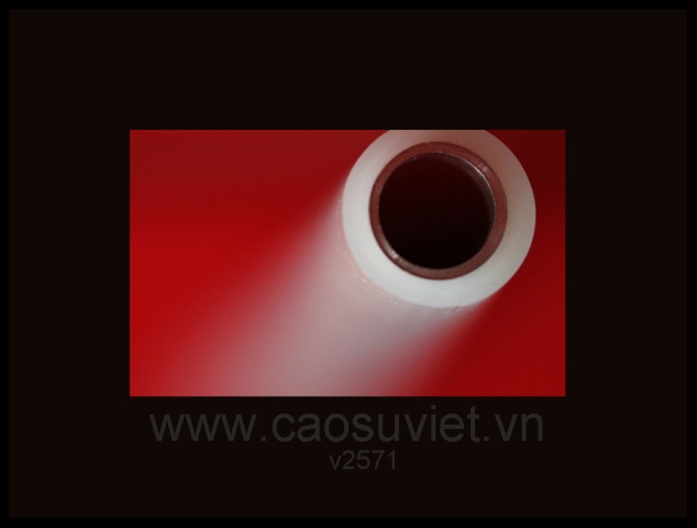 Cao su kỹ thuật - Trục silicone máy ép keo cổ áo